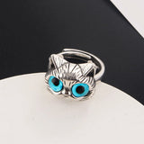 Adjustable Cat Eye Opening Ring