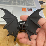 Black Metal Bat Halloween Hair Clips