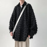 Streetwear High Quality Personality Thick Tassel Shirt