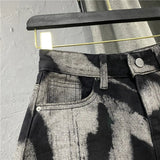 Korean Y2K Raw Edges High-waisted Skirt