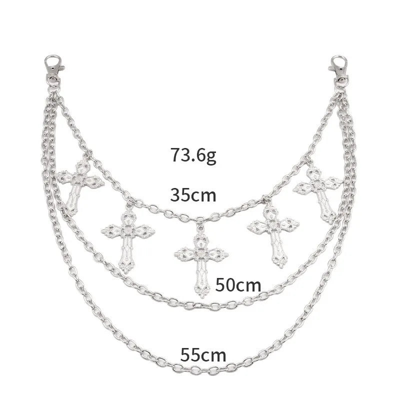 Punk Metal Waist Jeans Chain