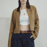 Vintage Khaki Detroit Workwear Jacket