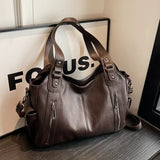 Leather Focus Handbag