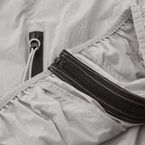 Solid Stand Collar Windbreaker Jacket