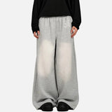 Retro Gradient Letter Printed Sports Sweatpants