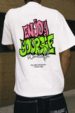 Y2K American Loose Fit Printed Letter T-Shirt