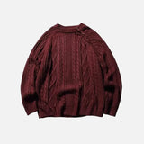 Breathable Warm Retro Simplicity Knitted Sweater