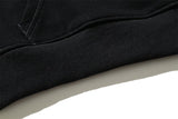 F Wave Black Solid Hoodie