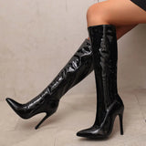 Sexy Stiletto Knee High Boot