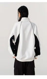 Y2K Streetwear High Collar Casual Long Sleeve Sweatshirt