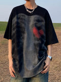 Faded Heart Oversized T-shirt