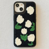 Korean Plush Charm IPhone Case