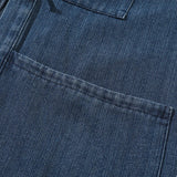 Relaxed Utility Wrap Denim Jacket