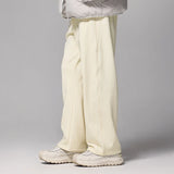 Drawstring Wide-Leg Pants