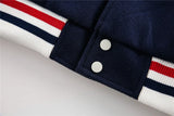 Y2K Embroidered Patchwork Baseball Varsity Jacket