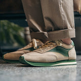 Vintage Desert Green Jogging Sneakers