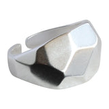 Vintage Sterling Silver Irregular Geometry Ring