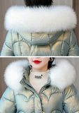 Women's Long Quilted Puffer Jacket
