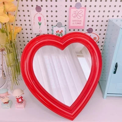 Y2K Heart Shaped Mirror