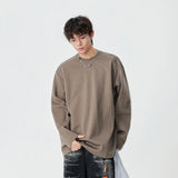 Plush Solid Color Casual Long Sleeve T-Shirt