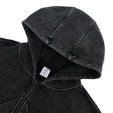 Retro Black Oversized Hoodie