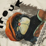 Cat In Glasses With a Beret T-shirt