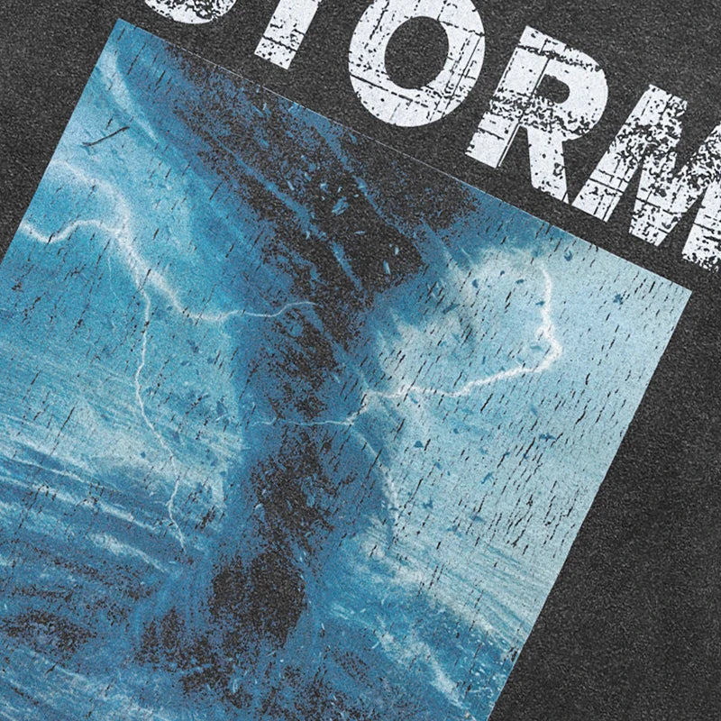 Vintage Washed Graphic Storm T-shirt