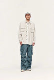 Pleated Baggy Cargo Pants