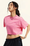Cropped Washed Women's T-shirt