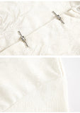 Classic Mandarin Embroidered Shirt