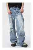 High Street Niche Graffiti Denim Jeans