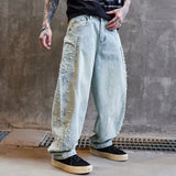 Warm Baggy Hip Hop Wide Leg Denim Jeans