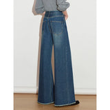 Retro Spring Denim Wide Leg Jeans
