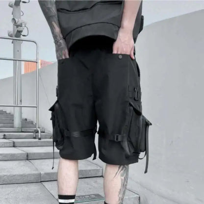 Dark Tactical Loose Fit Techwear Short