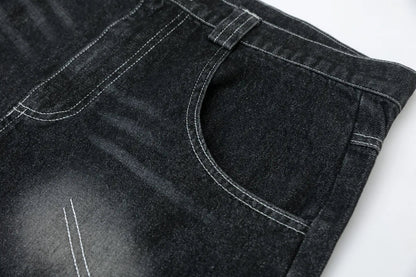 Y2k Baggy Reverse Washed Jorts