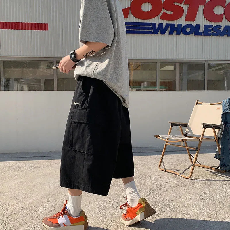 Oversized Loose Cargo Pants Japanese