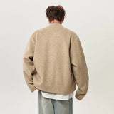 Versatile Double Faced V-Neck Woolen Cardigan