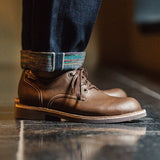 Vintage Coffee Leather Shoes