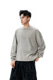 Long-sleeved Solid Color Oversized T-Shirt