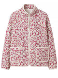 Women Floral Chic Padded Jacket