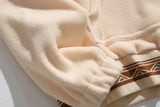 Vintage Embroidery Loose Hoodie