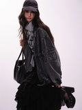 Versatile Streetwear Oversized Hip Hop Denim Jacket