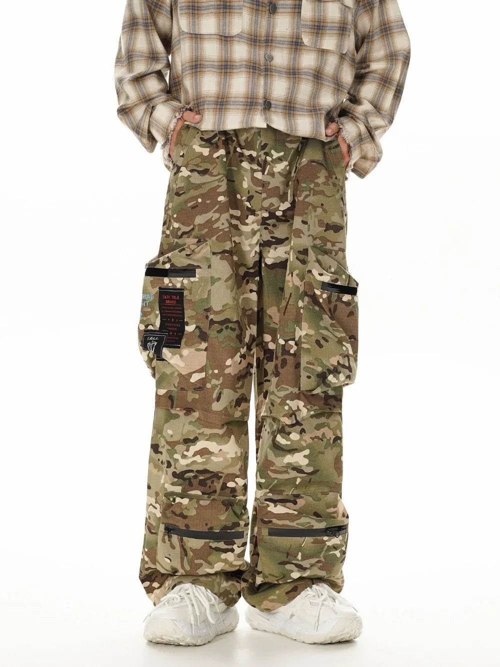 Japanese Style Versatile Camouflage Cargo Pants