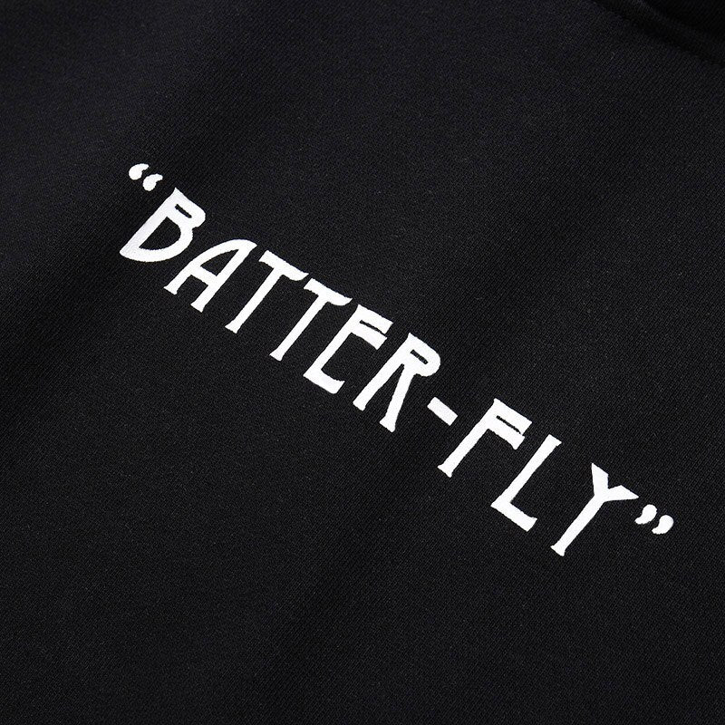 Colorful Butterfly Print Hoodie