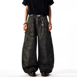 American Style Multi-Pocket Straight Leg Jeans