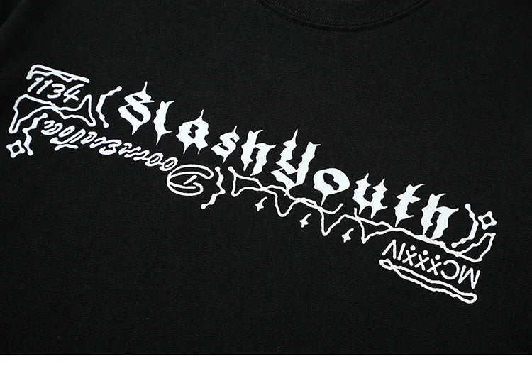 Y2K Fallen And Divine Contrast T-shirt