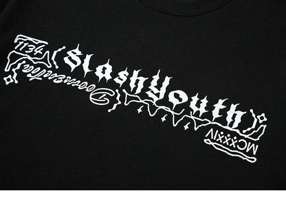 Y2K Fallen And Divine Contrast T-shirt