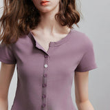 Casual Summer Short Sleeve Women T-Shirt