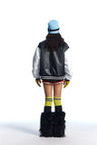 Winter Streetwear Thick Patchwork Varsity Leater Jacket