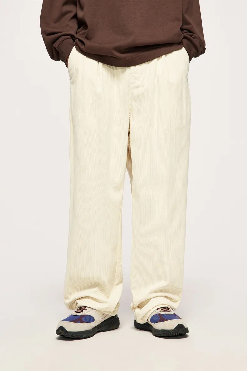 Polyester High-waist Pants